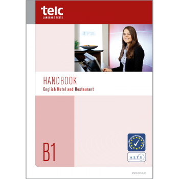 Handbuch, telc English B1 Hotel & Restaurant