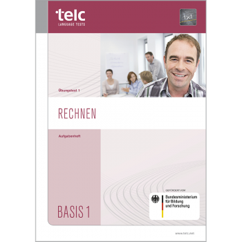 telc Rechnen Basis 1, interim test version 1, task booklet