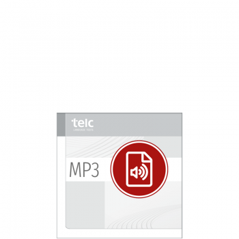 telc Deutsch A1 für Zuwanderer, Mock Examination version 3, MP3 audio file