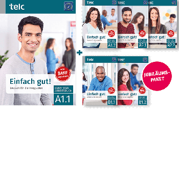 Einfach gut! Deutsch für die Integration A1.1-B1.2 Paket aus 6 Bänden Kurs- und Arbeitsbuch