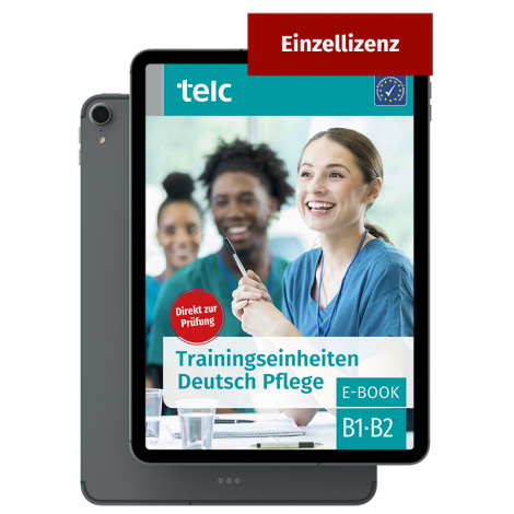 Training modules Deutsch B1·B2 Pflege E-Book Individual licence